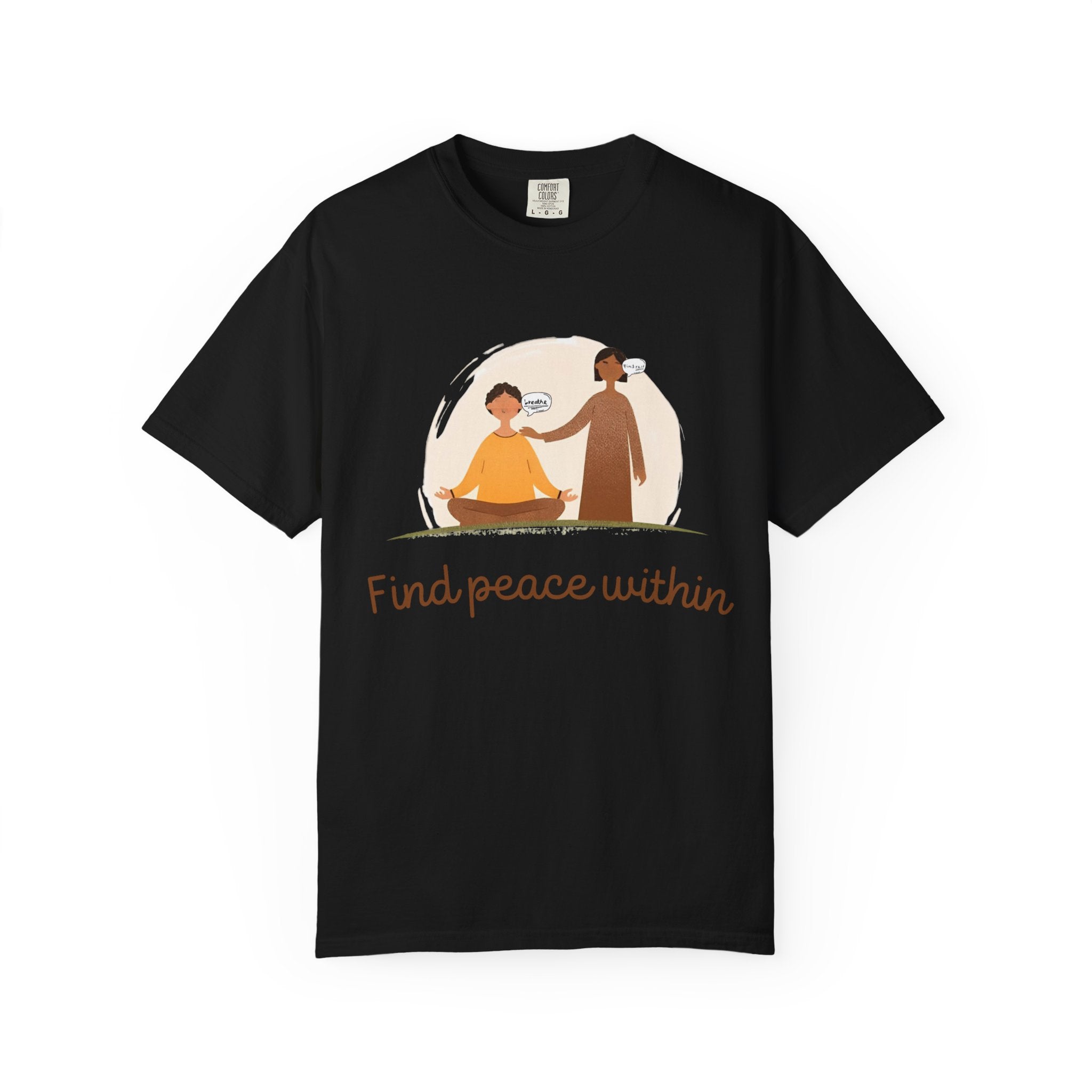 Find Peace Within Tee | Unisex Garment-Dyed Wellness Shirt