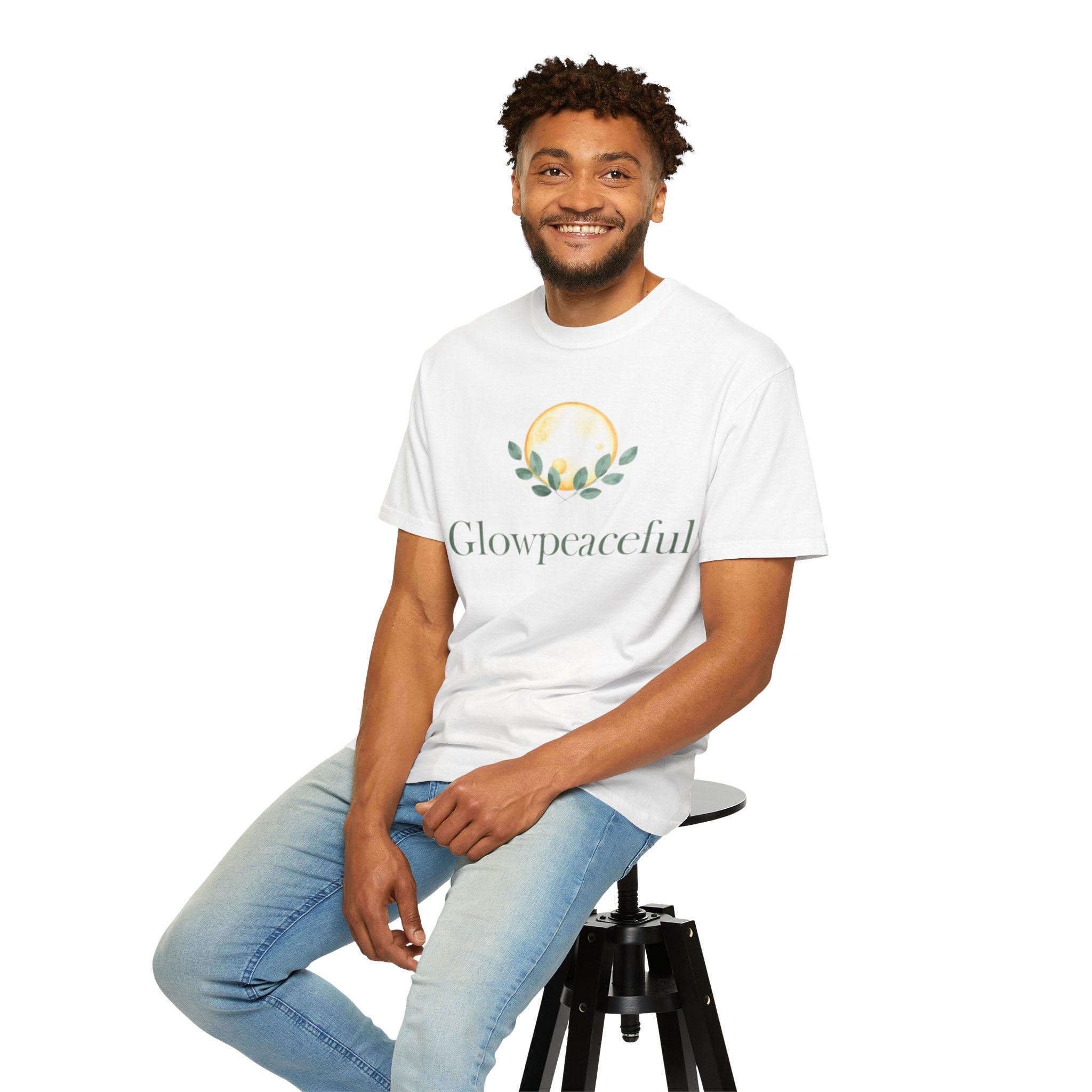 Glow Peaceful Tee | Positive Quote Unisex Shirt