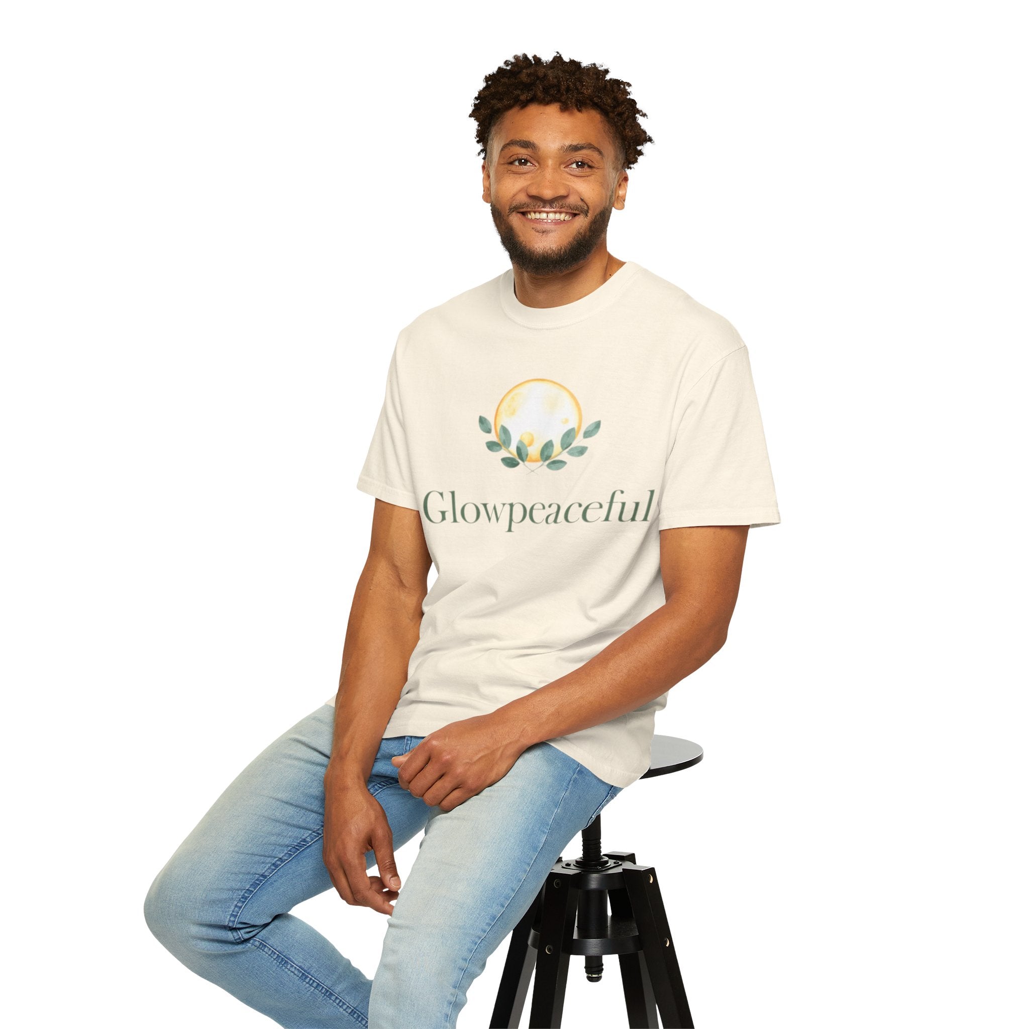 Glow Peaceful Tee | Positive Quote Unisex Shirt