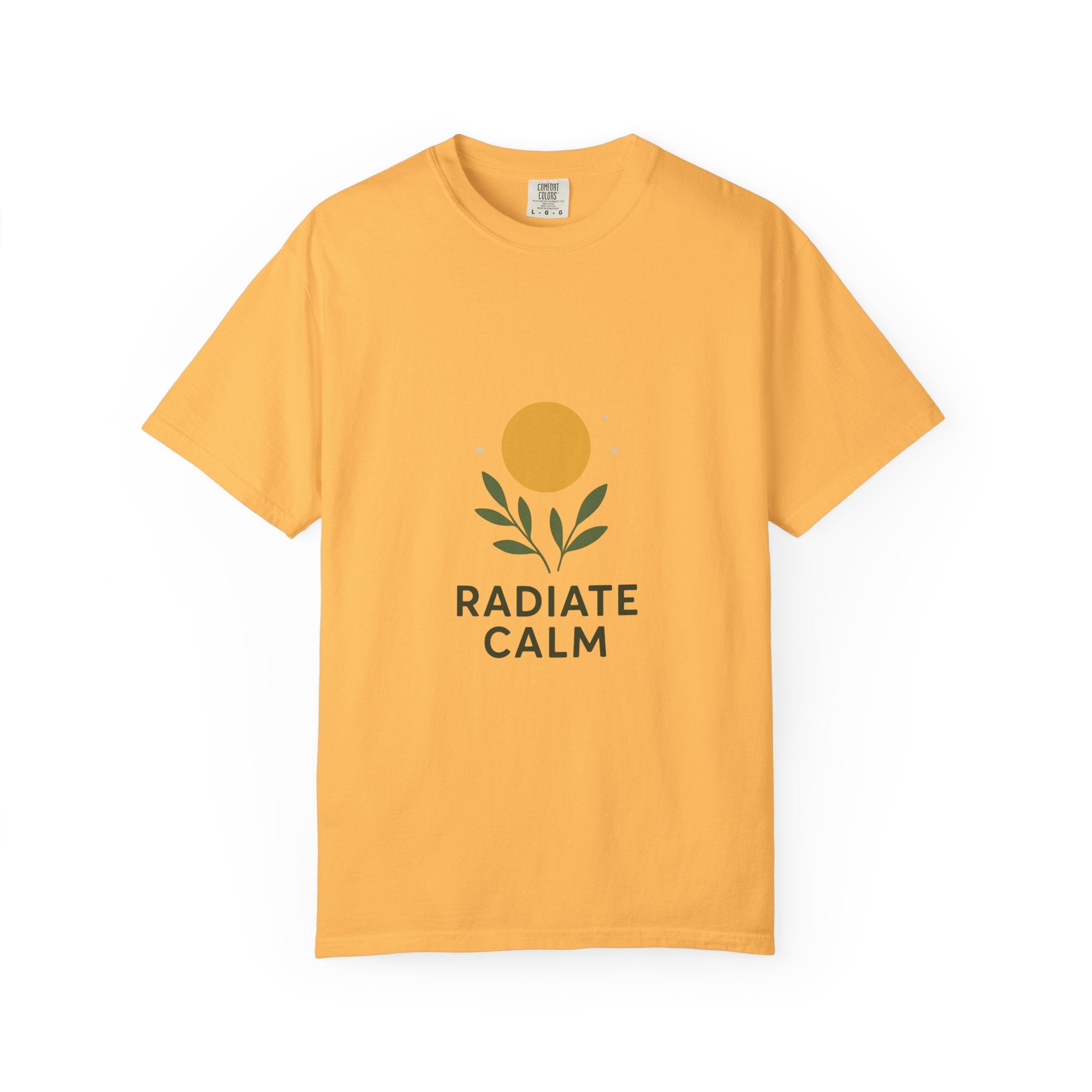 Radiate Calm Tee | Unisex Garment-Dyed Wellness Shirt