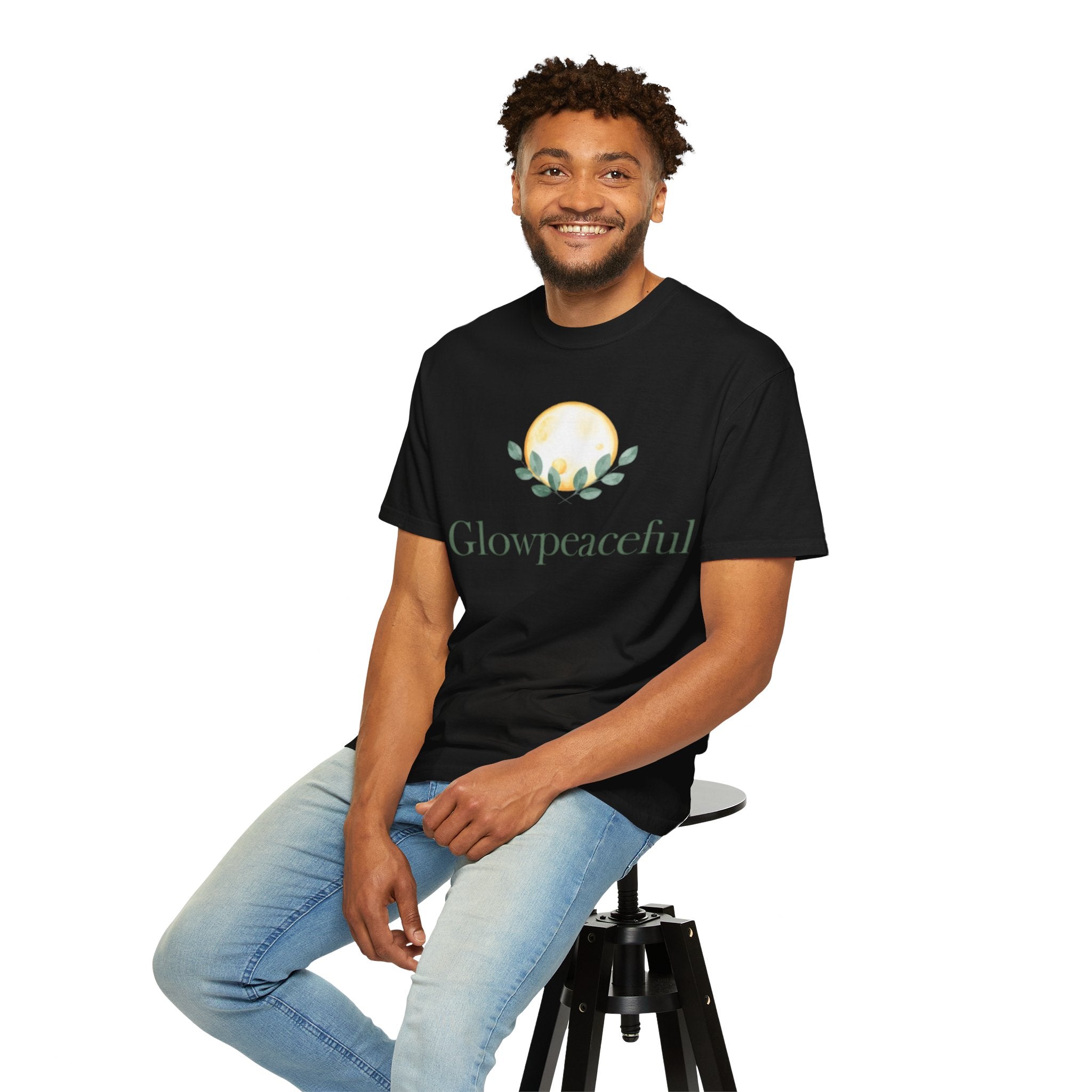 Glow Peaceful Tee | Positive Quote Unisex Shirt