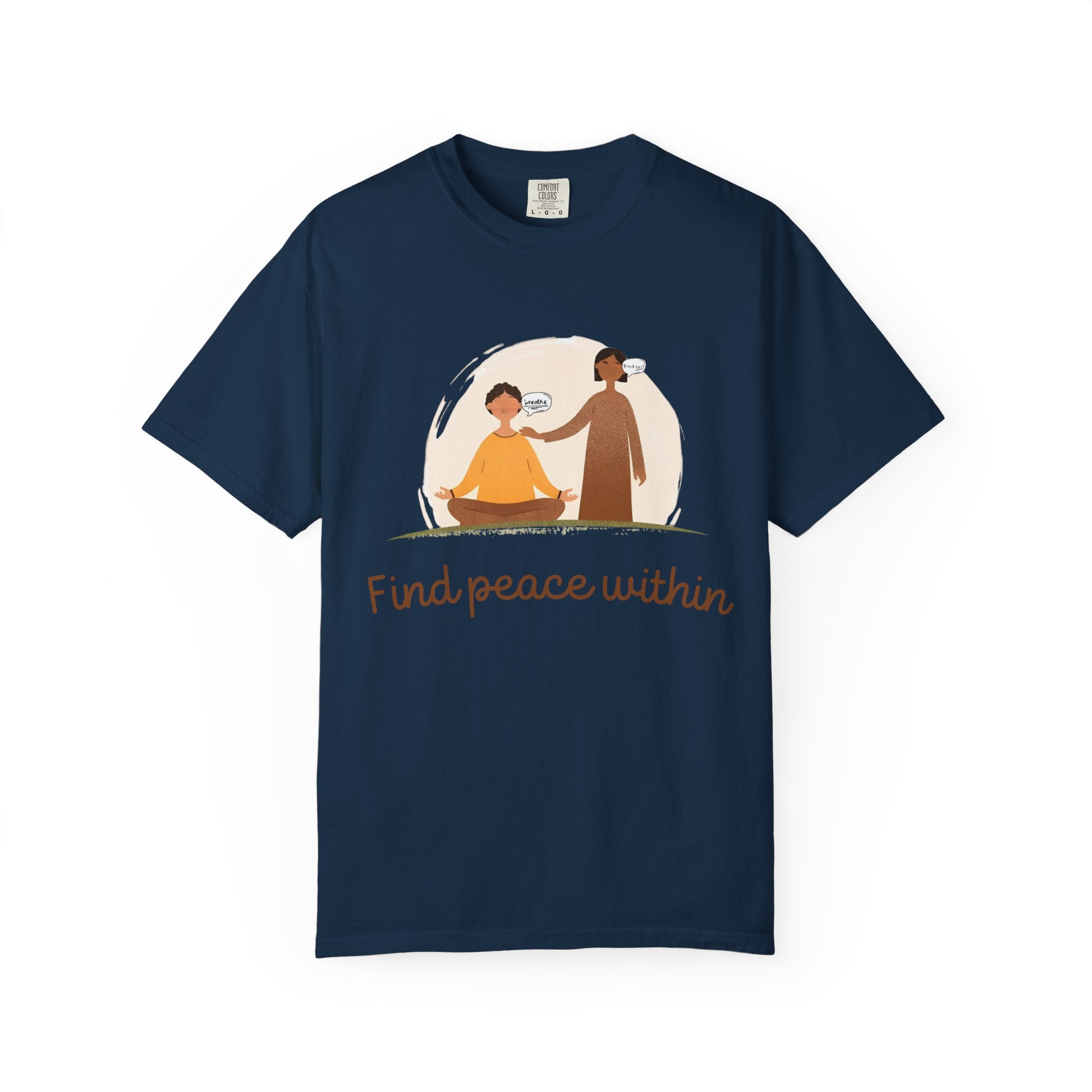 Find Peace Within Tee | Unisex Garment-Dyed Wellness Shirt