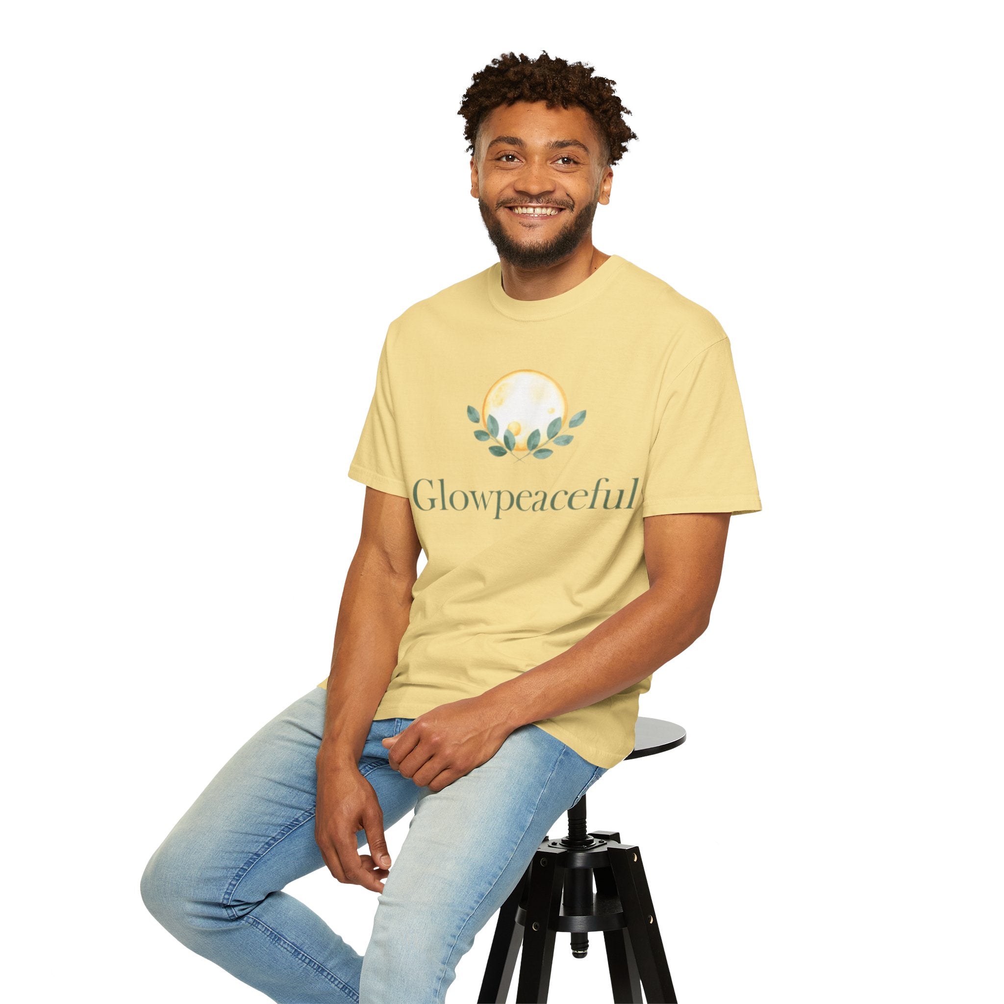 Glow Peaceful Tee | Positive Quote Unisex Shirt