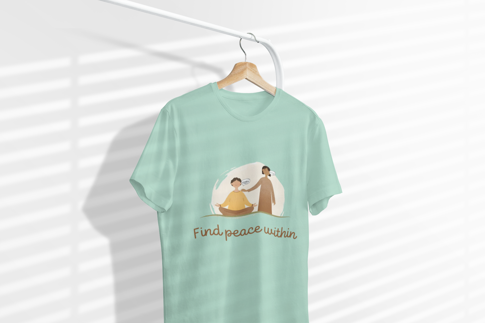 Find Peace Within Tee | Unisex Garment-Dyed Wellness Shirt