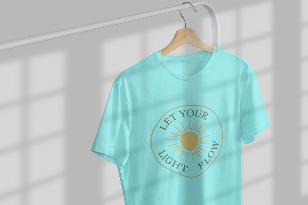 Let Your Light Flow Tee | Inspirational Unisex Shirt