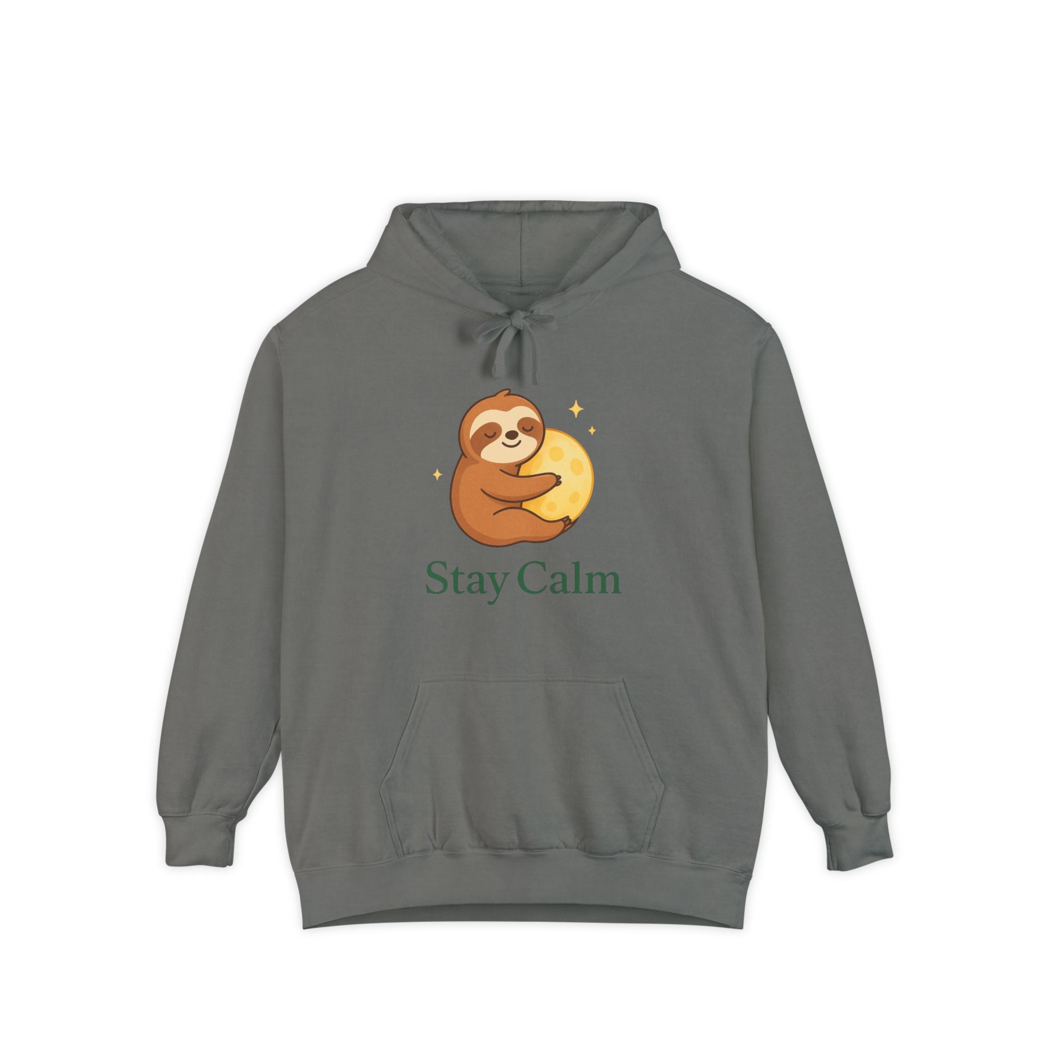 Stay Calm Sloth Hoodie | Unisex Relaxation Sweatshirt