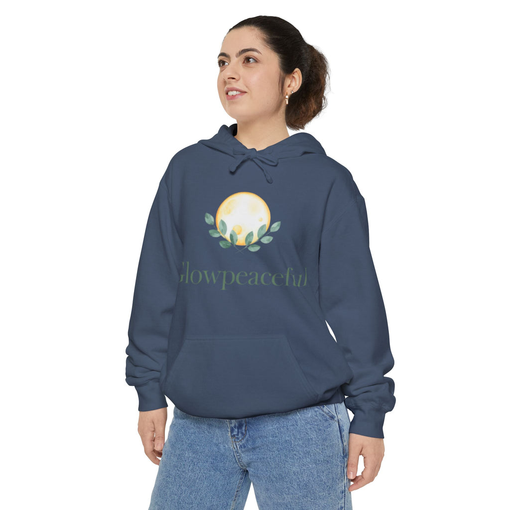 GlowPeaceful Hoodie | Unisex Garment-Dyed Cozy Style