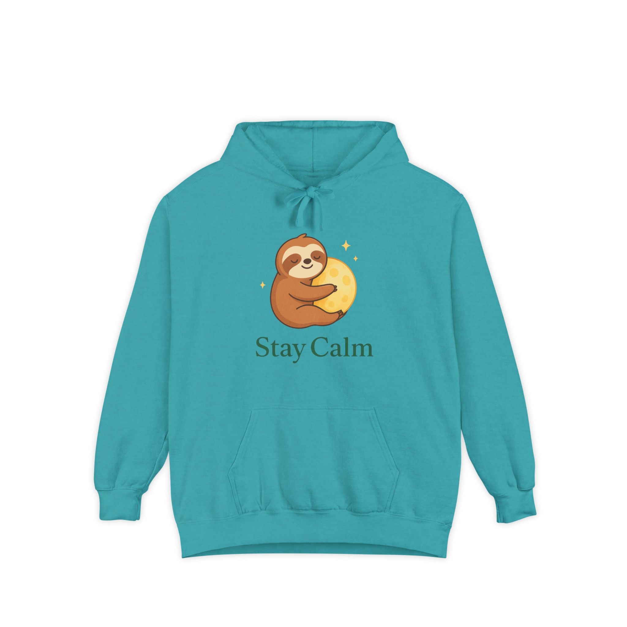 Stay Calm Sloth Hoodie | Unisex Relaxation Sweatshirt